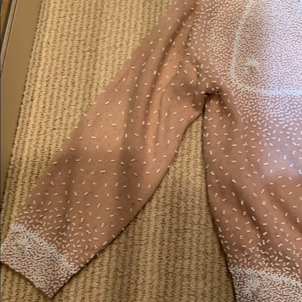 VINTAGE BEADED LAMBSWOOL SWEATER - Picture 4 of 16